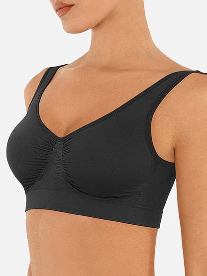 Women's Comfortable Non Wired Sleep Lounge Bra With Wide Straps