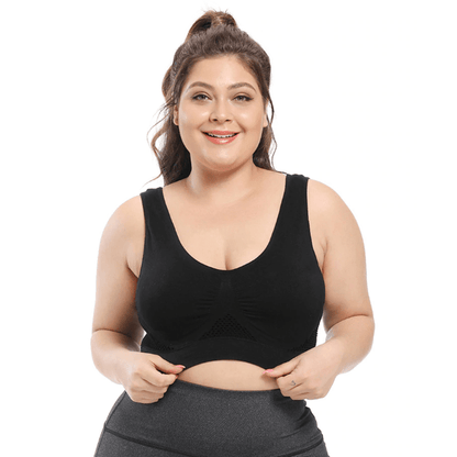 Women Comfort Seamless Support Sport Air Permeable Bra