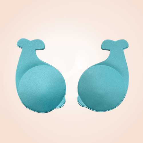 Dolphin Shaped Self Adhesive Stick On Seamless Bra