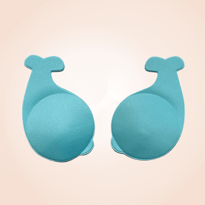 Dolphin Shaped Self Adhesive Stick On Seamless Bra