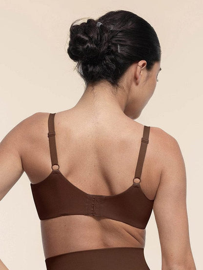 Comfortable Push Up Sheer Mesh Underwire Bra with Adjustable Straps
