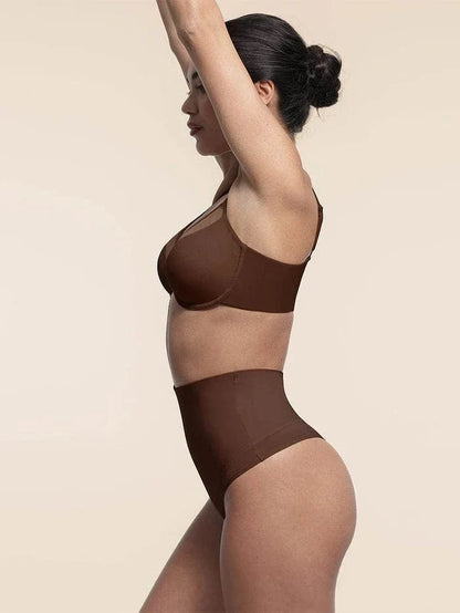 Comfortable Push Up Sheer Mesh Underwire Bra with Adjustable Straps