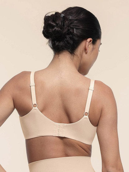 Comfortable Push Up Sheer Mesh Underwire Bra with Adjustable Straps
