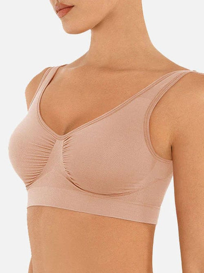 Women's Comfortable Non Wired Sleep Lounge Bra With Wide Straps