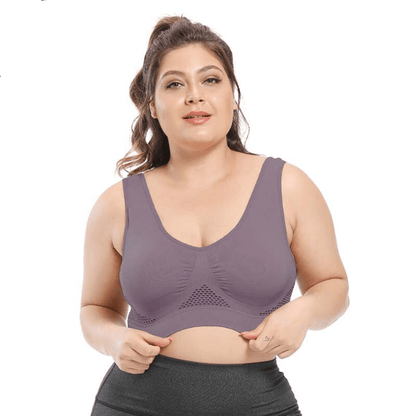 Women Comfort Seamless Support Sport Air Permeable Bra