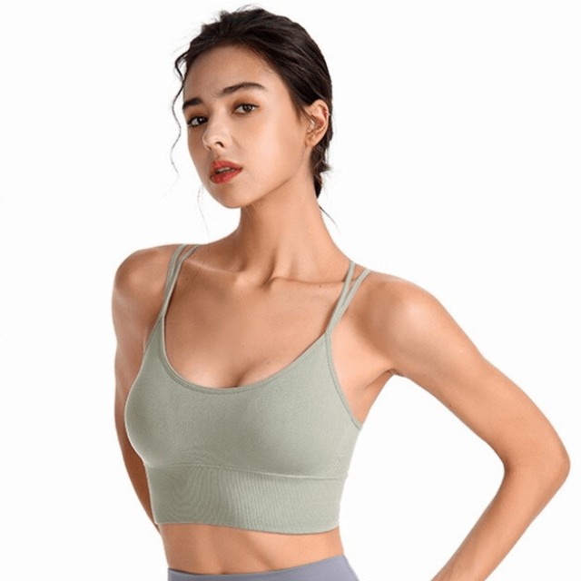 Seamless High Impact Cross Back Sport Bra