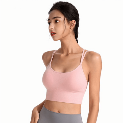 Seamless High Impact Cross Back Sport Bra