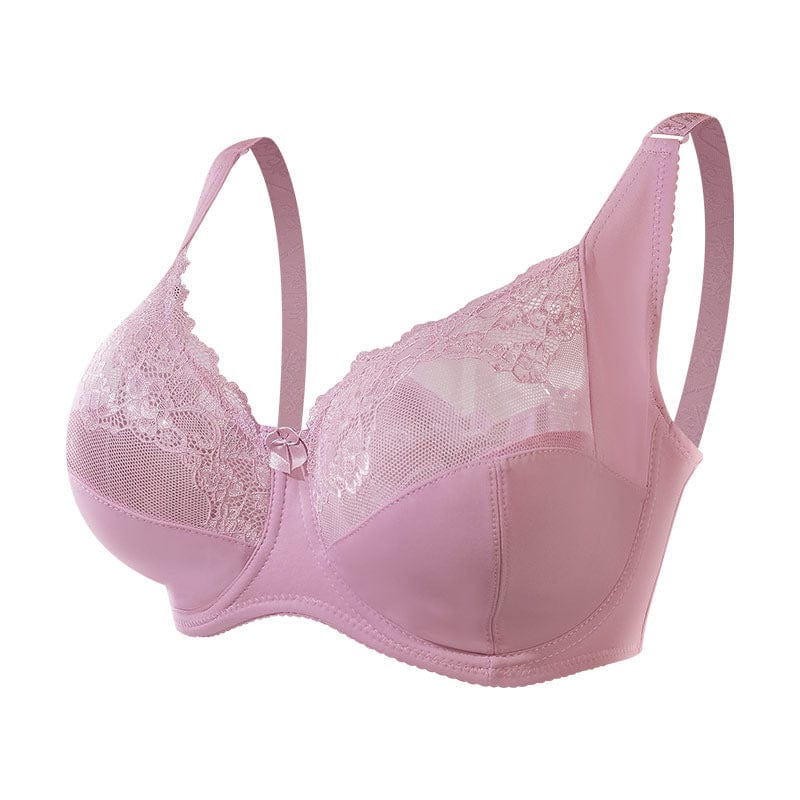 Plus Size Underwire Push Up Lace Bra