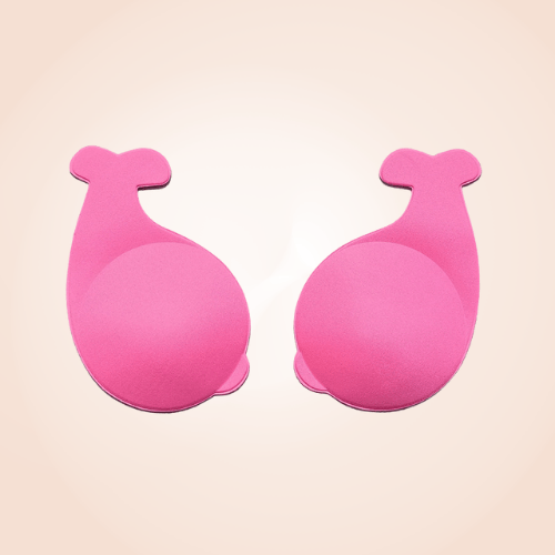 Dolphin Shaped Self Adhesive Stick On Seamless Bra