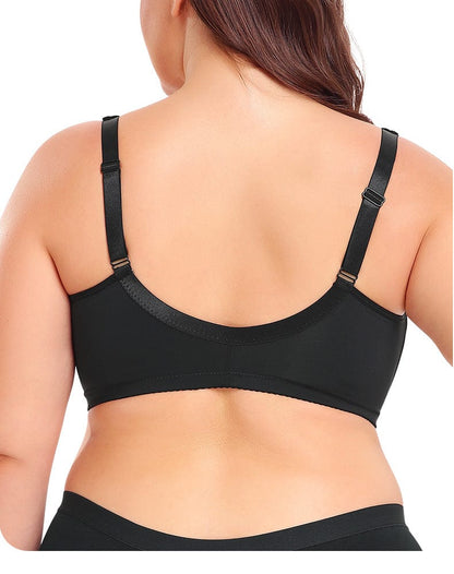 Plus Size Front Fastening Shaping Support Lace Bra