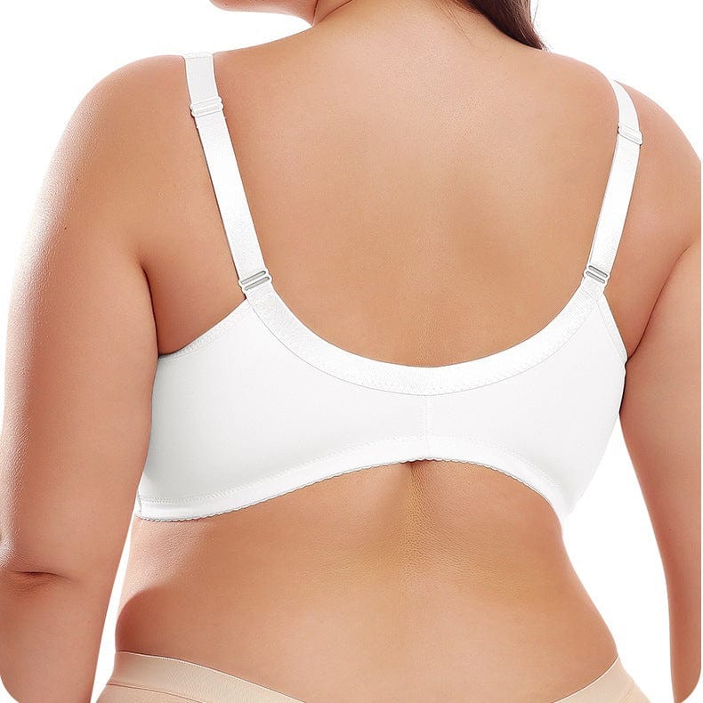 Plus Size Front Fastening Shaping Support Lace Bra