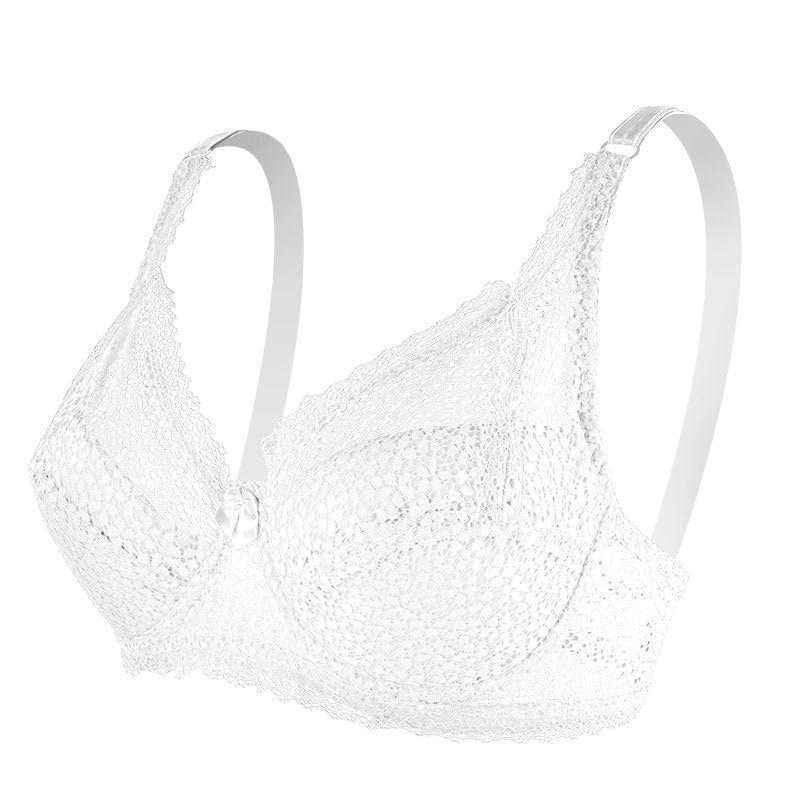Plus Size Underwire Push Up Lace Support Bra