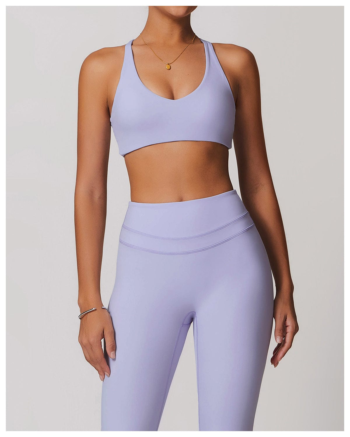 Women Support Sports Yoga Bra with Adjustable Cross Shoulder Straps