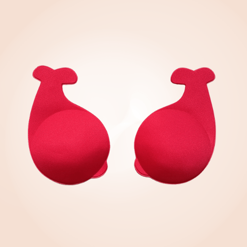 Dolphin Shaped Self Adhesive Stick On Seamless Bra