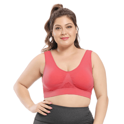 Women Comfort Seamless Support Sport Air Permeable Bra