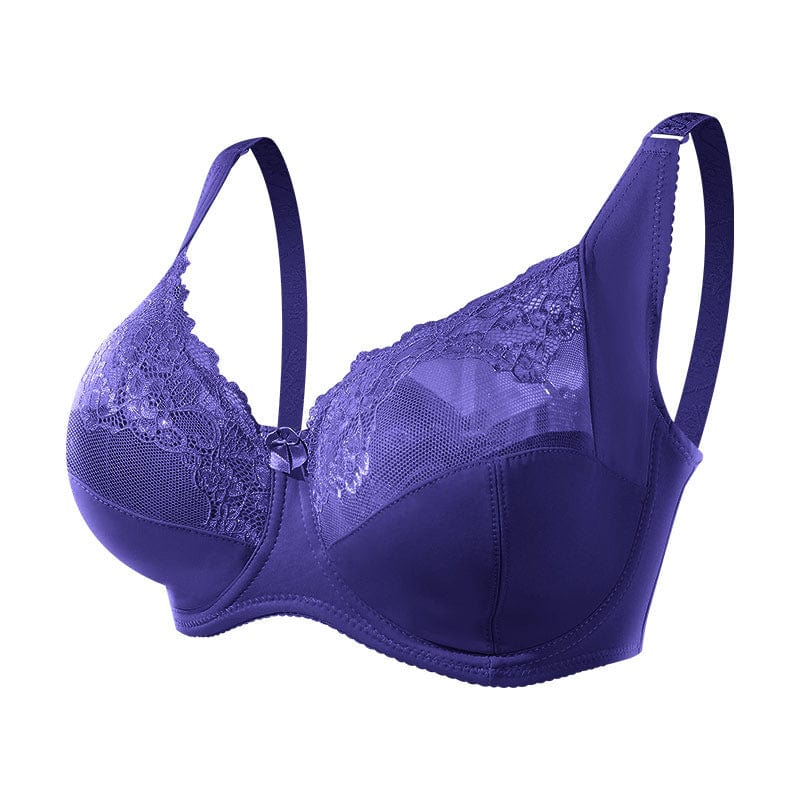Plus Size Underwire Push Up Lace Bra