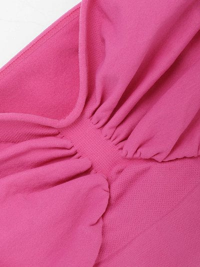 Seamless Non Wired Pushup High Support Bra With Adjustable Straps