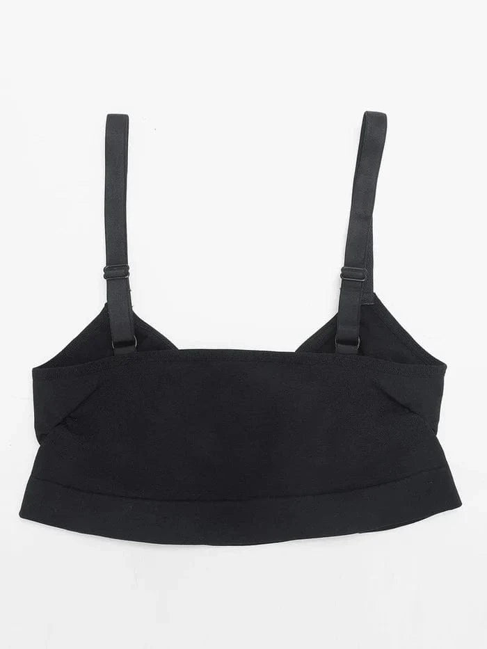 Seamless Non Wired Pushup High Support Bra With Adjustable Straps