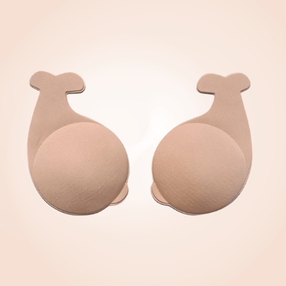 Dolphin Shaped Self Adhesive Stick On Seamless Bra