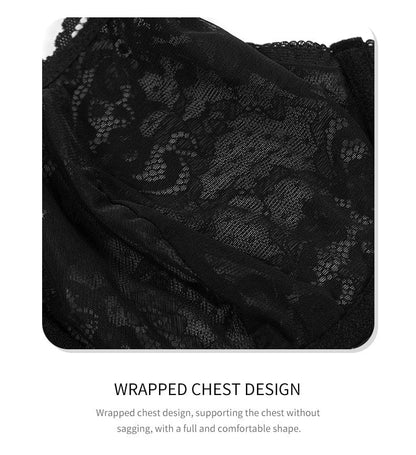 Ultra Thin Lace Push Up Bra with Ring Steel