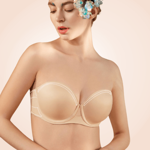 Ultra-thin Multi Way Strapless Seamless Support Bra