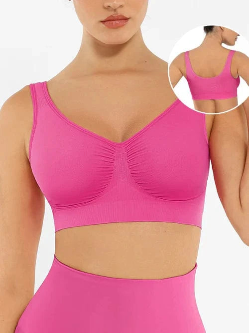 Women's Comfortable Non Wired Sleep Lounge Bra With Wide Straps
