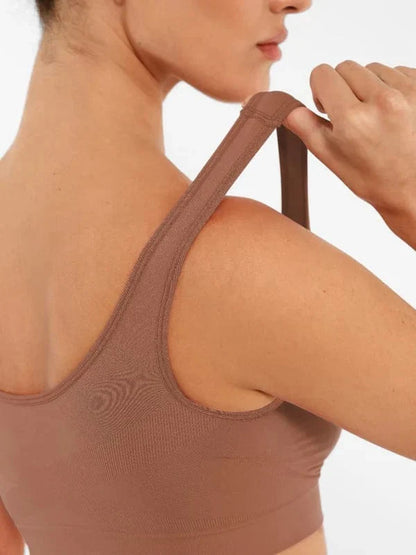 Women's Comfortable Non Wired Sleep Lounge Bra With Wide Straps