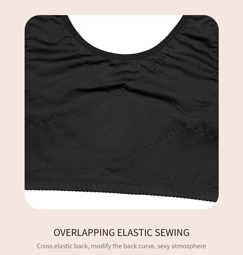 Comfortable Wireless Lace Front Fastening Plus Size Push Up Bra