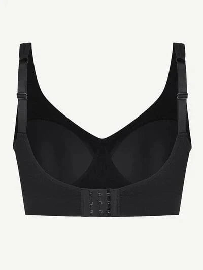 Comfortable Non Wired Push Up Bra with Wide Straps for Seamless Bust Support