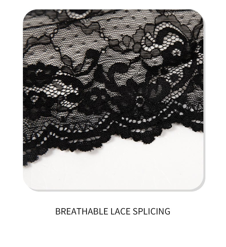 Plus Size Lace Front Fastening Support Bra
