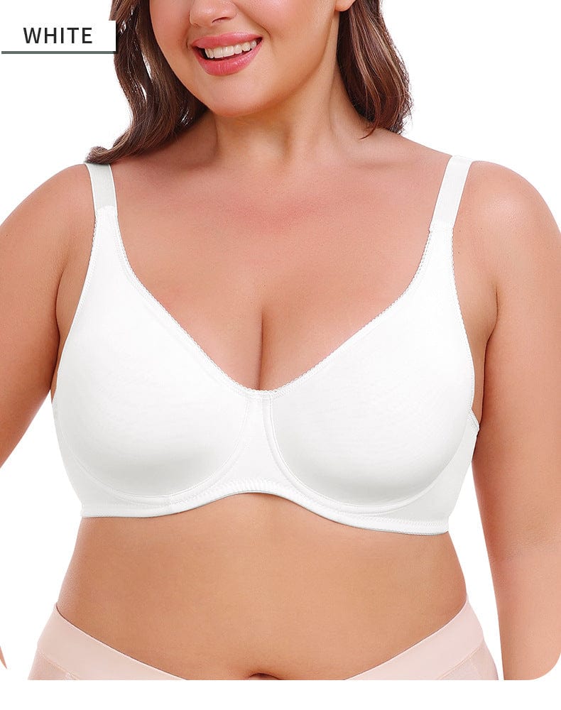 Plus Size Non Wired Pushup High Support Bra
