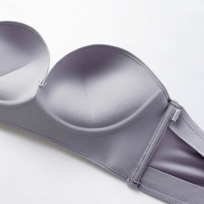 Women's Invisible Sexy Push-Up Bra Strapless with Front Buckle
