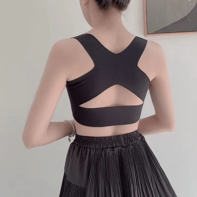 Women's Front Fastening Posture Support Bra Push Up Bralette