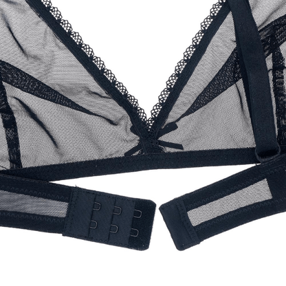 Women Ultra Thin Lace Transparent Bra