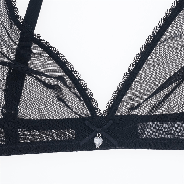 Women Ultra Thin Lace Transparent Bra