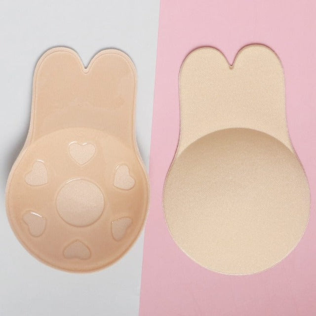 Women Strapless Stick On Invisible Backless Bra