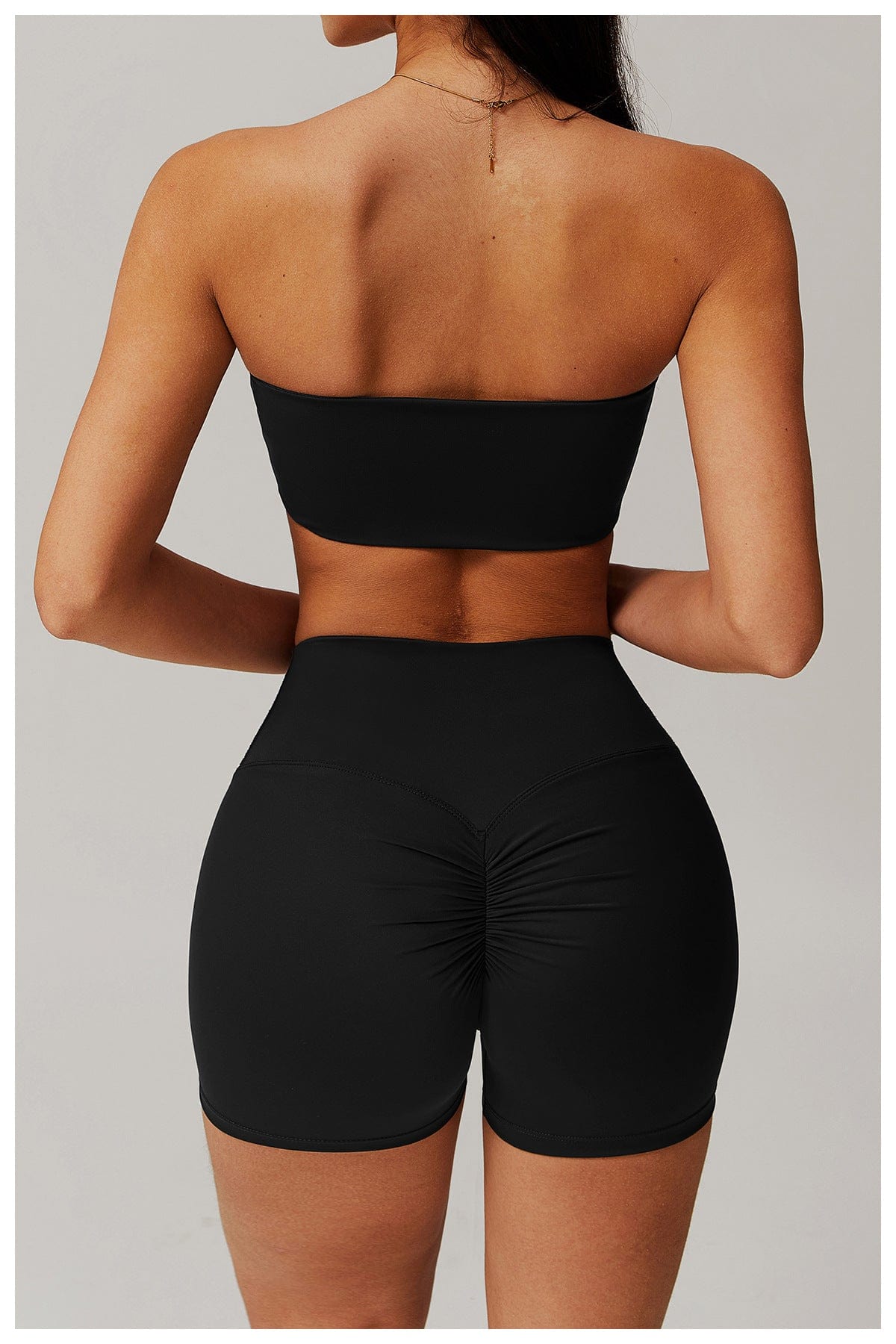 Women Strapless Tube Top Fitness Yoga Bandeau Bra