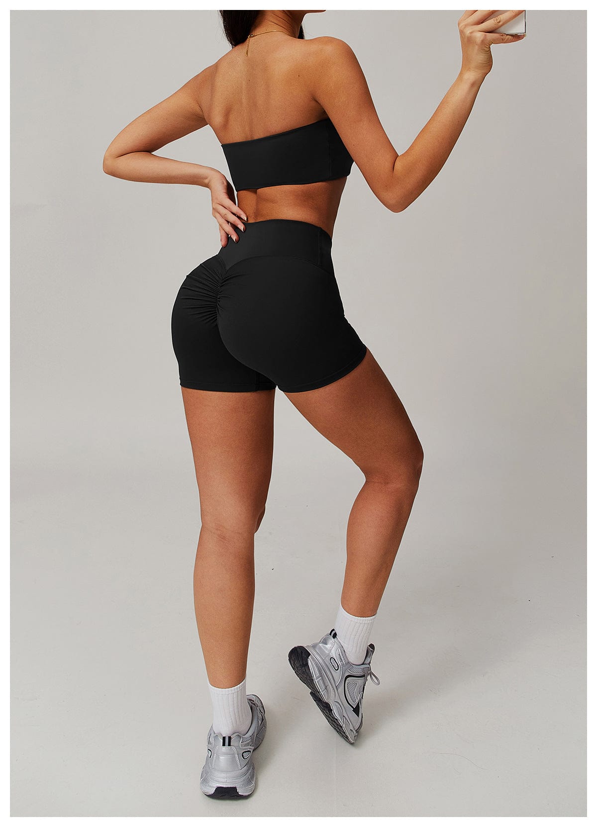 Women Strapless Tube Top Fitness Yoga Bandeau Bra