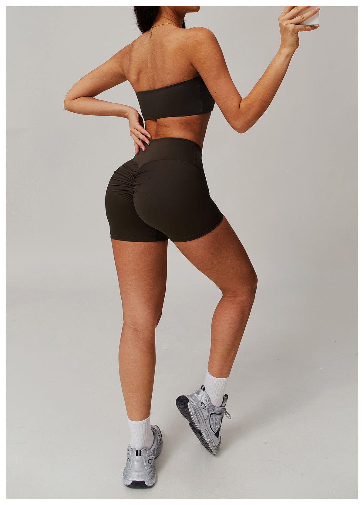 Women Strapless Tube Top Fitness Yoga Bandeau Bra