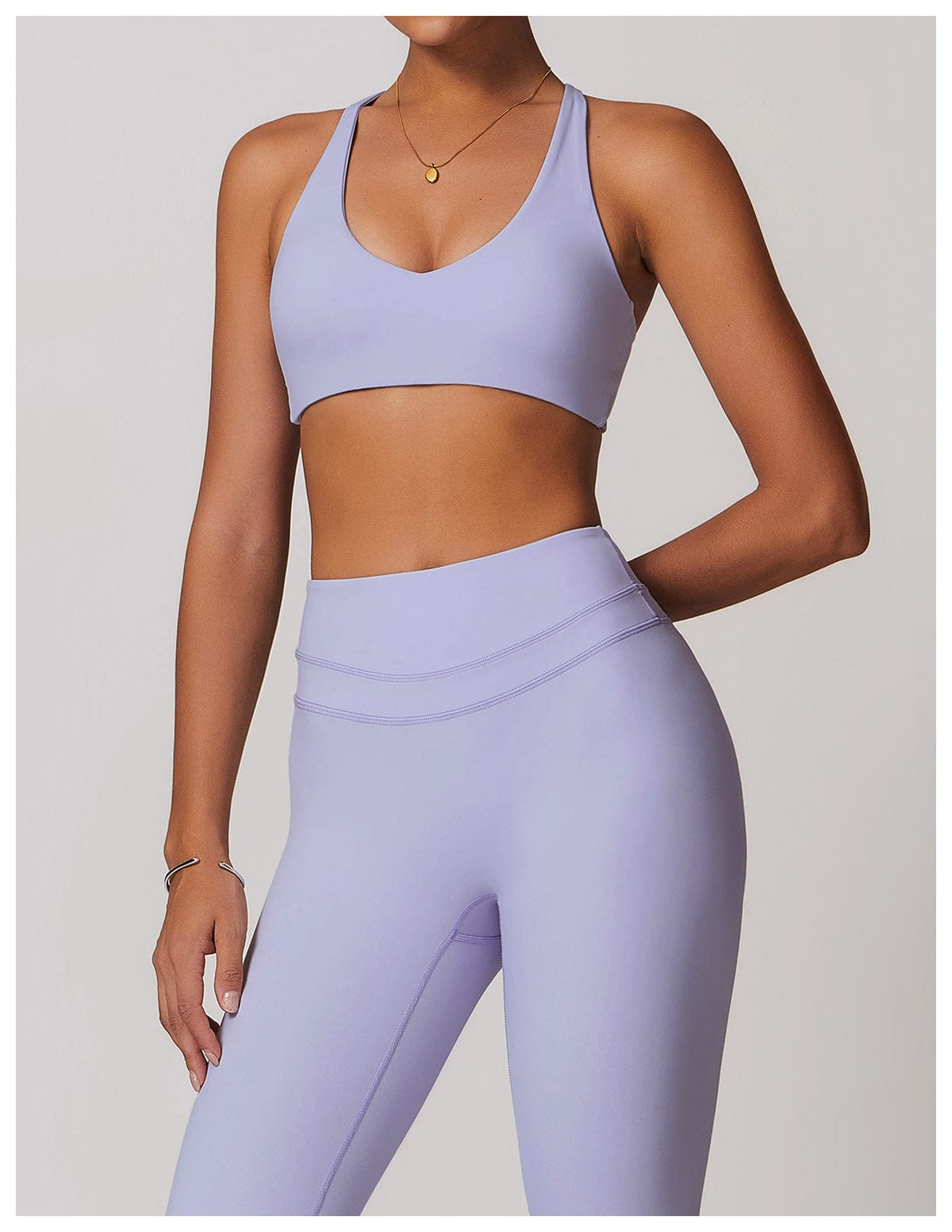 Women Support Sports Yoga Bra with Adjustable Cross Shoulder Straps