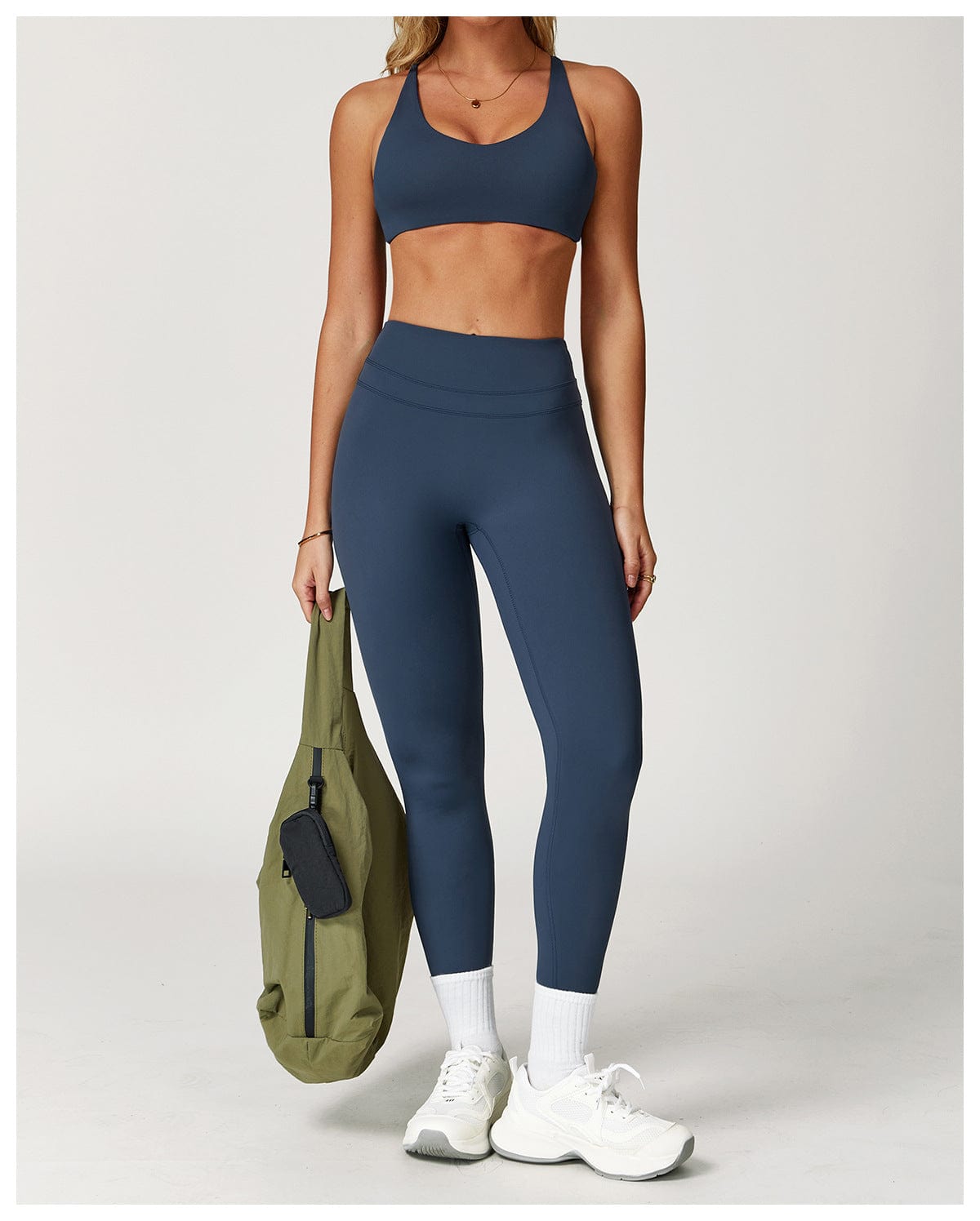 Women Support Sports Yoga Bra with Adjustable Cross Shoulder Straps