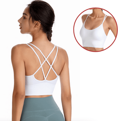 Seamless High Impact Cross Back Sport Bra