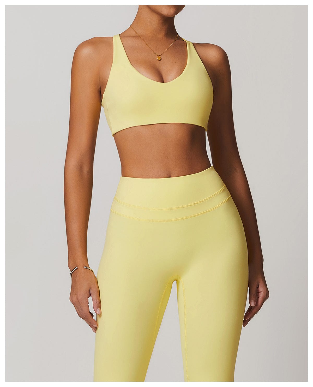 Women Support Sports Yoga Bra with Adjustable Cross Shoulder Straps