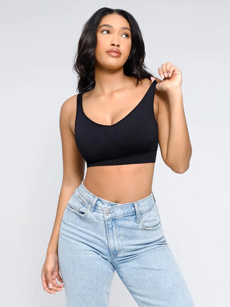 Seamless Push Up Plus Size High Impact Comfortable Bra With Removable Cups