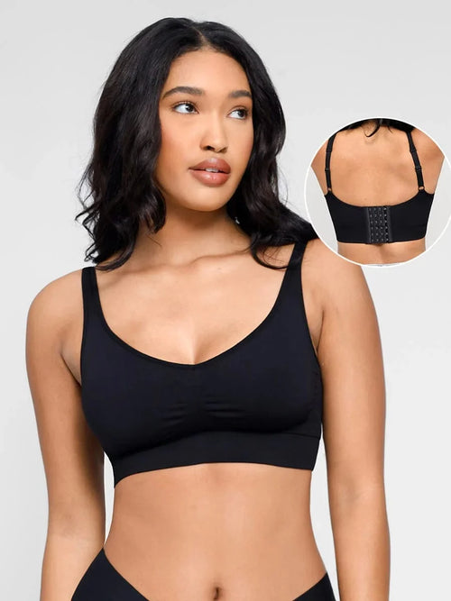 Seamless Push Up Plus Size High Impact Comfortable Bra With Removable Cups