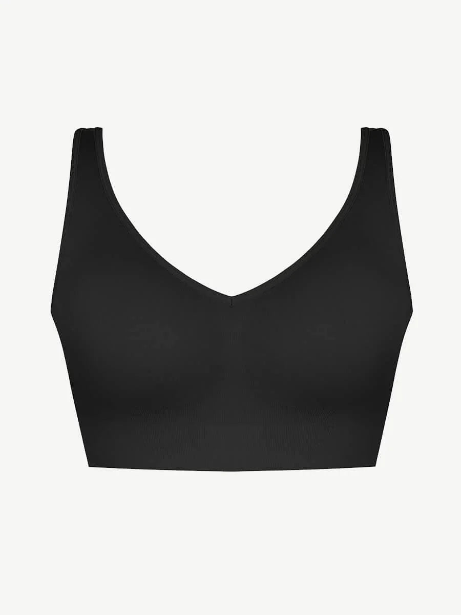 Seamless Push Up Plus Size High Impact Comfortable Bra With Removable Cups