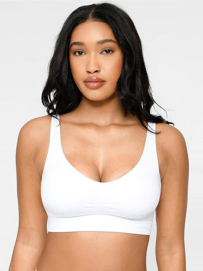 Seamless Push Up Plus Size High Impact Comfortable Bra With Removable Cups