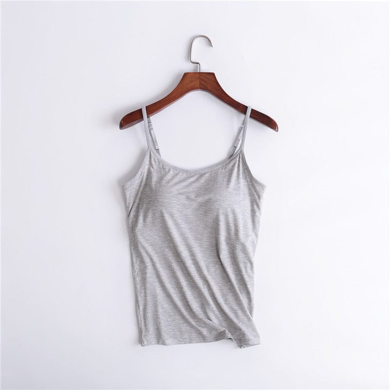 Camisole Shapewear Tank Top With Built-In-Bra