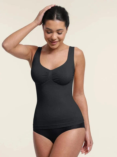Seamless Shaping Camisole with Bust Support and Waist Slimming