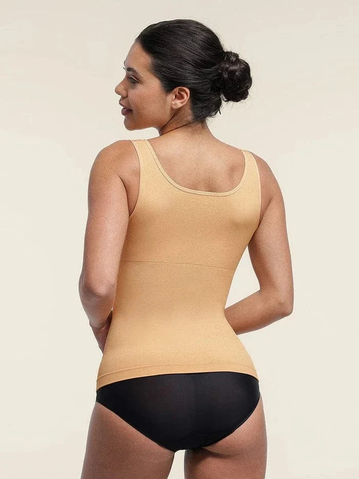 Seamless Shaping Camisole with Bust Support and Waist Slimming